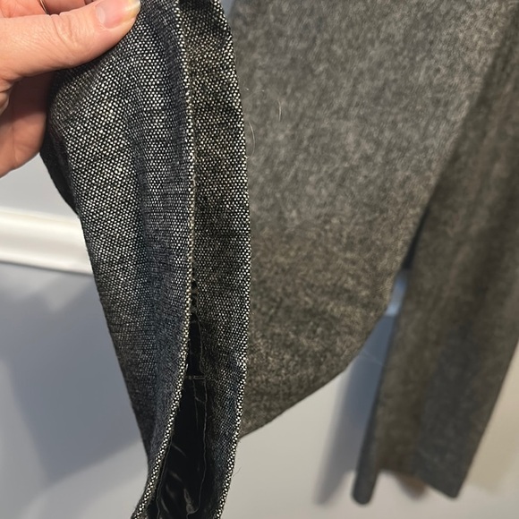 Dalia Collection Gray Dress Jumpsuit with Wool-Blend Fabric - Picture 8 of 8